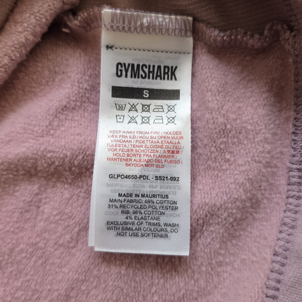Gymshark Cropped Hoodie - Lavender Purple, size Small - Picture 4 of 4